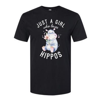 Hippo For Hippo Lover Cute Hippo Softstyle CVC T-Shirt