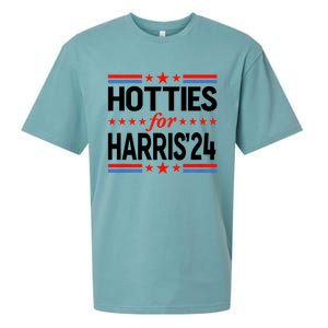 Hotties For Harris Hotties For Kamala Harris 2024 Sueded Cloud Jersey T-Shirt