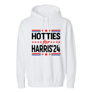 Hotties For Harris Hotties For Kamala Harris 2024 Garment-Dyed Fleece Hoodie