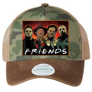 Halloween Friends, Halloween Horror Movies Characters Legacy Tie Dye Trucker Hat