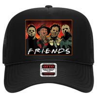 Halloween Friends, Halloween Horror Movies Characters High Crown Mesh Back Trucker Hat