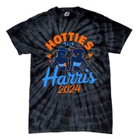 Hotties For Harris 2024 Election Political Statet Tie-Dye T-Shirt