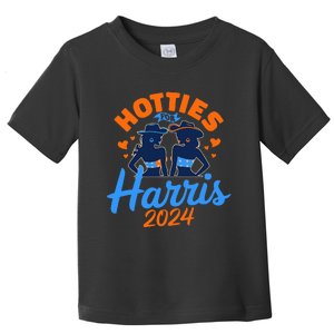 Hotties For Harris 2024 Election Political Statet Toddler T-Shirt