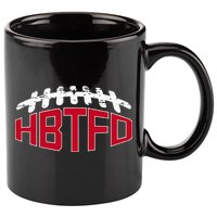 Hbtfd! Football 11oz C Handle Ceramic Mug