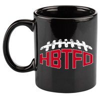 Hbtfd! Football 11oz C Handle Ceramic Mug
