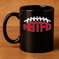 Hbtfd! Football 11oz C Handle Ceramic Mug