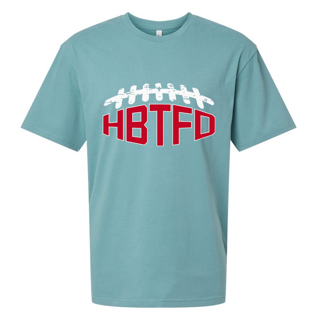 Hbtfd! Football Sueded Cloud Jersey T-Shirt