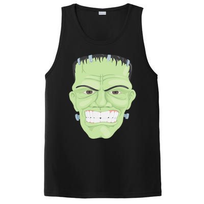 Halloween Frankenstein Head Terrifyingly Green Snarling Head PosiCharge Competitor Tank