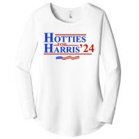 Hotties For Harris Women's Perfect Tri Tunic Long Sleeve Shirt