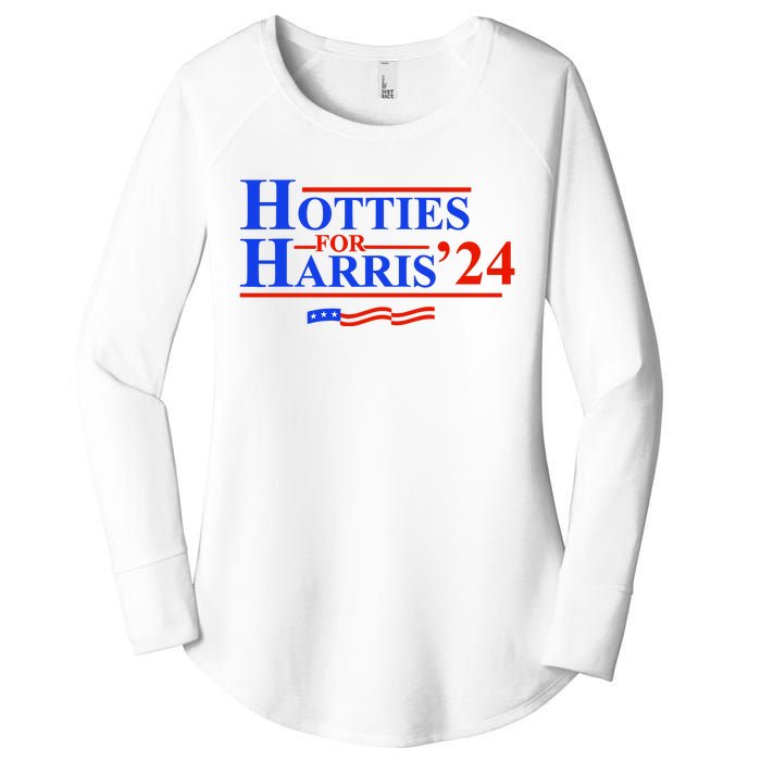 Hotties For Harris Women's Perfect Tri Tunic Long Sleeve Shirt