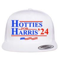 Hotties For Harris Flat Bill Trucker Hat