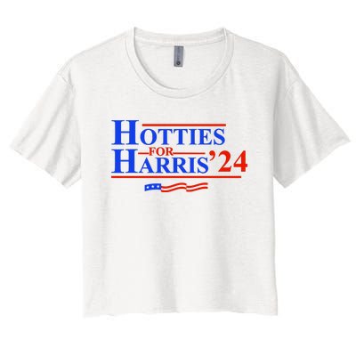 Hotties For Harris Women's Crop Top Tee