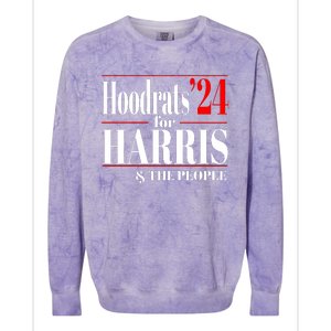 Hoodrats For Harris 2024 Colorblast Crewneck Sweatshirt