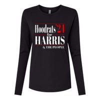 Hoodrats For Harris 2024 Womens Cotton Relaxed Long Sleeve T-Shirt