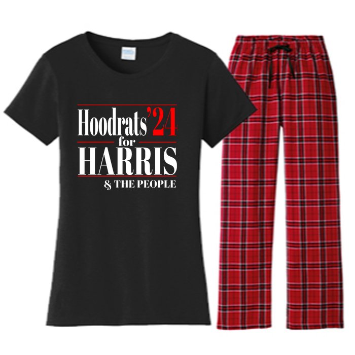 Hoodrats For Harris 2024 Women's Flannel Pajama Set