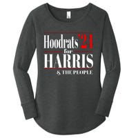 Hoodrats For Harris 2024 Women's Perfect Tri Tunic Long Sleeve Shirt