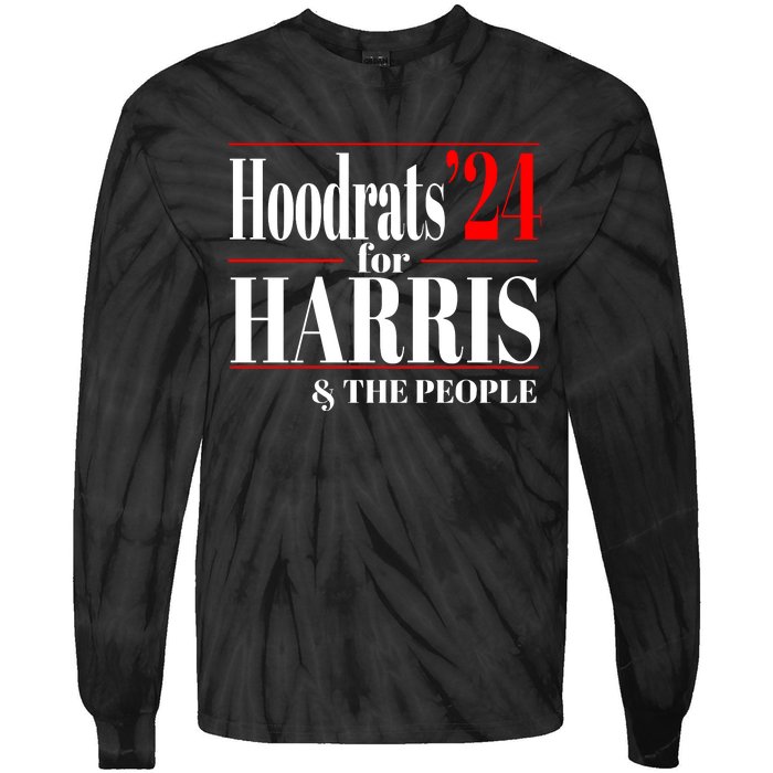 Hoodrats For Harris 2024 Tie-Dye Long Sleeve Shirt