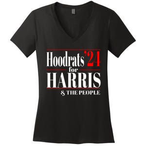 Hoodrats For Harris 2024 Women's V-Neck T-Shirt