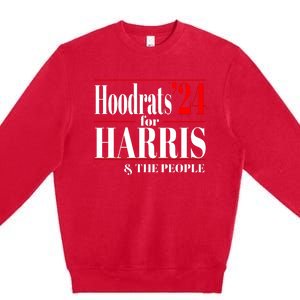 Hoodrats For Harris 2024 Premium Crewneck Sweatshirt