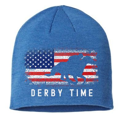 Horse Funny Horses Derby Time Horse Racing Sustainable Beanie