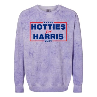 Hotties For Harris Colorblast Crewneck Sweatshirt