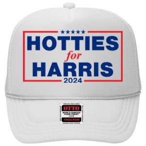 Hotties For Harris High Crown Mesh Back Trucker Hat