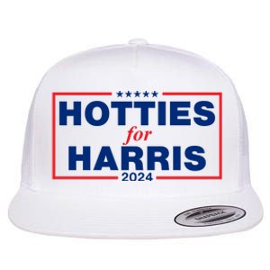 Hotties For Harris Flat Bill Trucker Hat