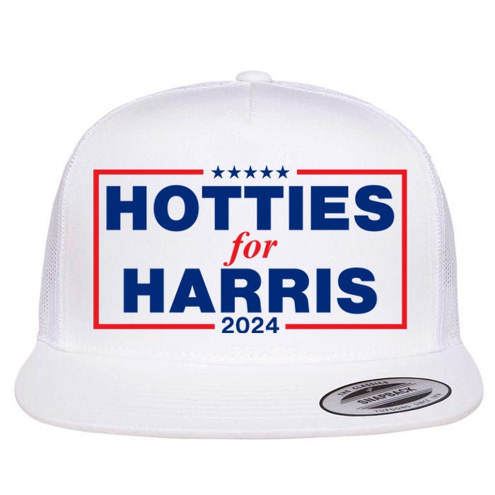 Hotties For Harris Flat Bill Trucker Hat