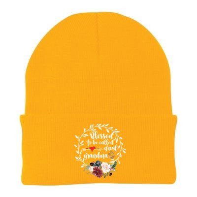 Heart Floral Happiness Gift Knit Cap Winter Beanie