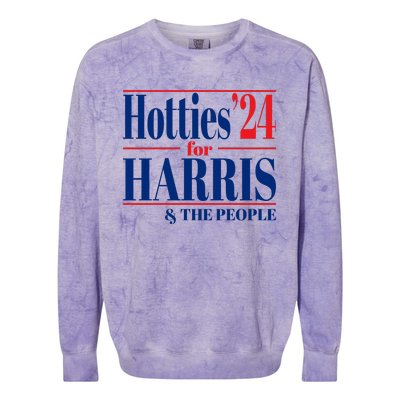 Hotties For Harris Colorblast Crewneck Sweatshirt