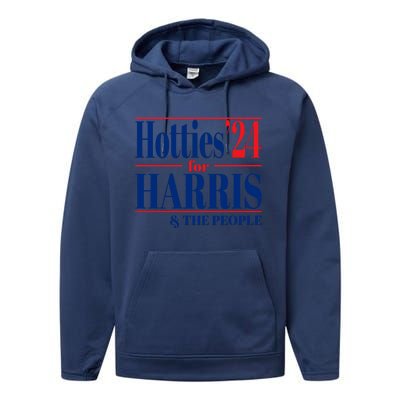 Hotties For Harris Performance Fleece Hoodie