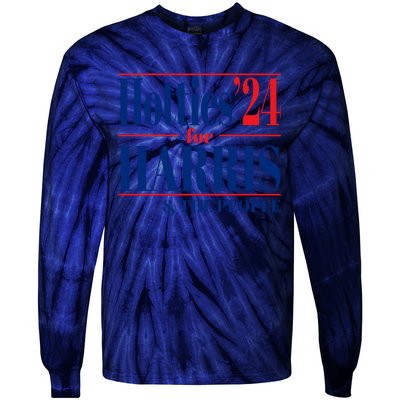 Hotties For Harris Tie-Dye Long Sleeve Shirt