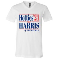 Hotties For Harris V-Neck T-Shirt