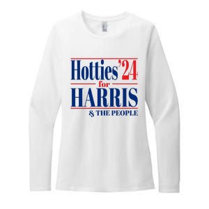 Hotties For Harris Womens CVC Long Sleeve Shirt