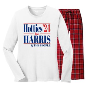 Hotties For Harris Women's Long Sleeve Flannel Pajama Set 