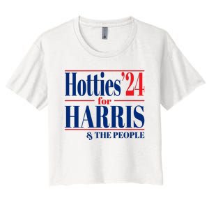 Hotties For Harris Women's Crop Top Tee