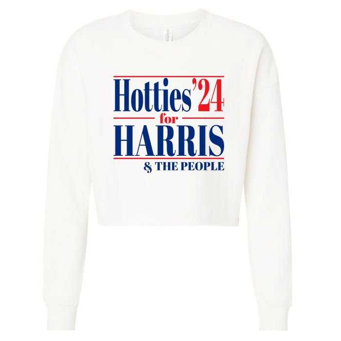 Hotties For Harris Cropped Pullover Crew