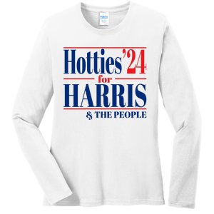 Hotties For Harris Ladies Long Sleeve Shirt