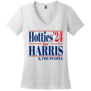 Hotties For Harris Women's V-Neck T-Shirt