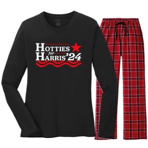 Hotties For Harris Women's Long Sleeve Flannel Pajama Set 