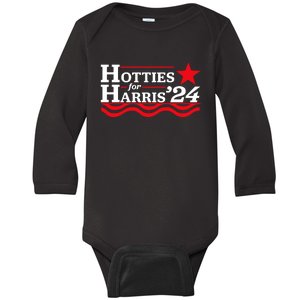 Hotties For Harris Baby Long Sleeve Bodysuit