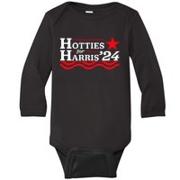 Hotties For Harris Baby Long Sleeve Bodysuit