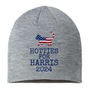 Hotties For Harris 2024 Cat Ladies Kamala Sustainable Beanie