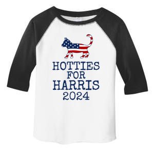 Hotties For Harris 2024 Cat Ladies Kamala Toddler Fine Jersey T-Shirt