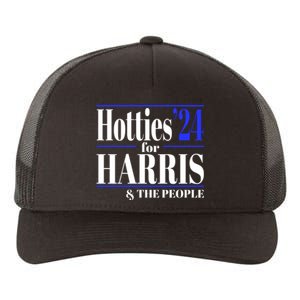 Hotties For Harris Yupoong Adult 5-Panel Trucker Hat