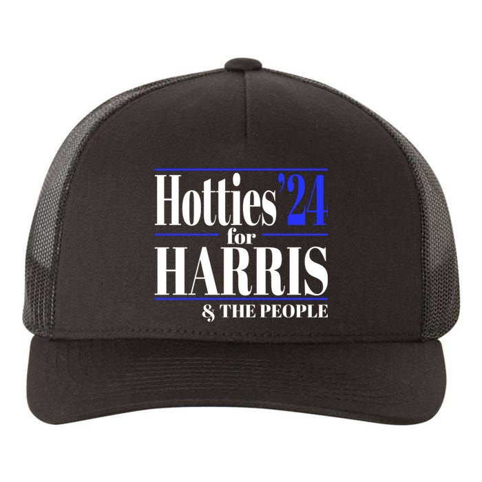 Hotties For Harris Yupoong Adult 5-Panel Trucker Hat