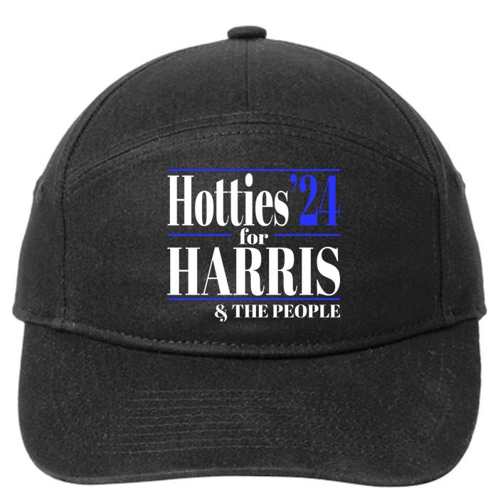 Hotties For Harris 7-Panel Snapback Hat