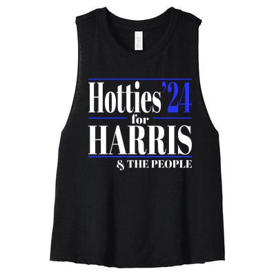 Hotties For Harris Women's Racerback Cropped Tank