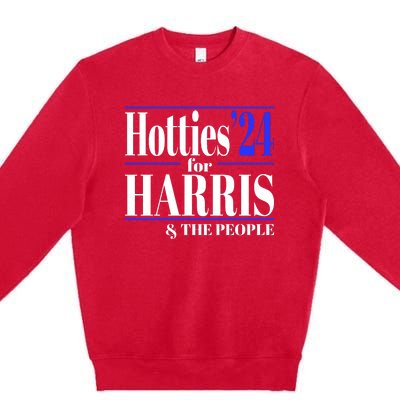 Hotties For Harris Premium Crewneck Sweatshirt