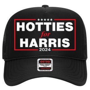 Hotties For Harris High Crown Mesh Back Trucker Hat